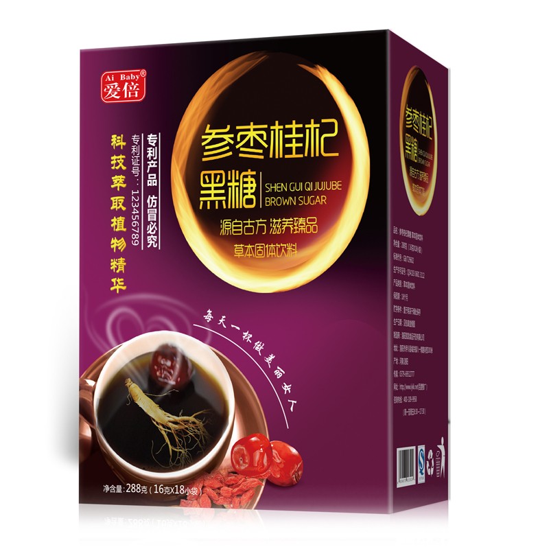 参枣桂杞黑糖